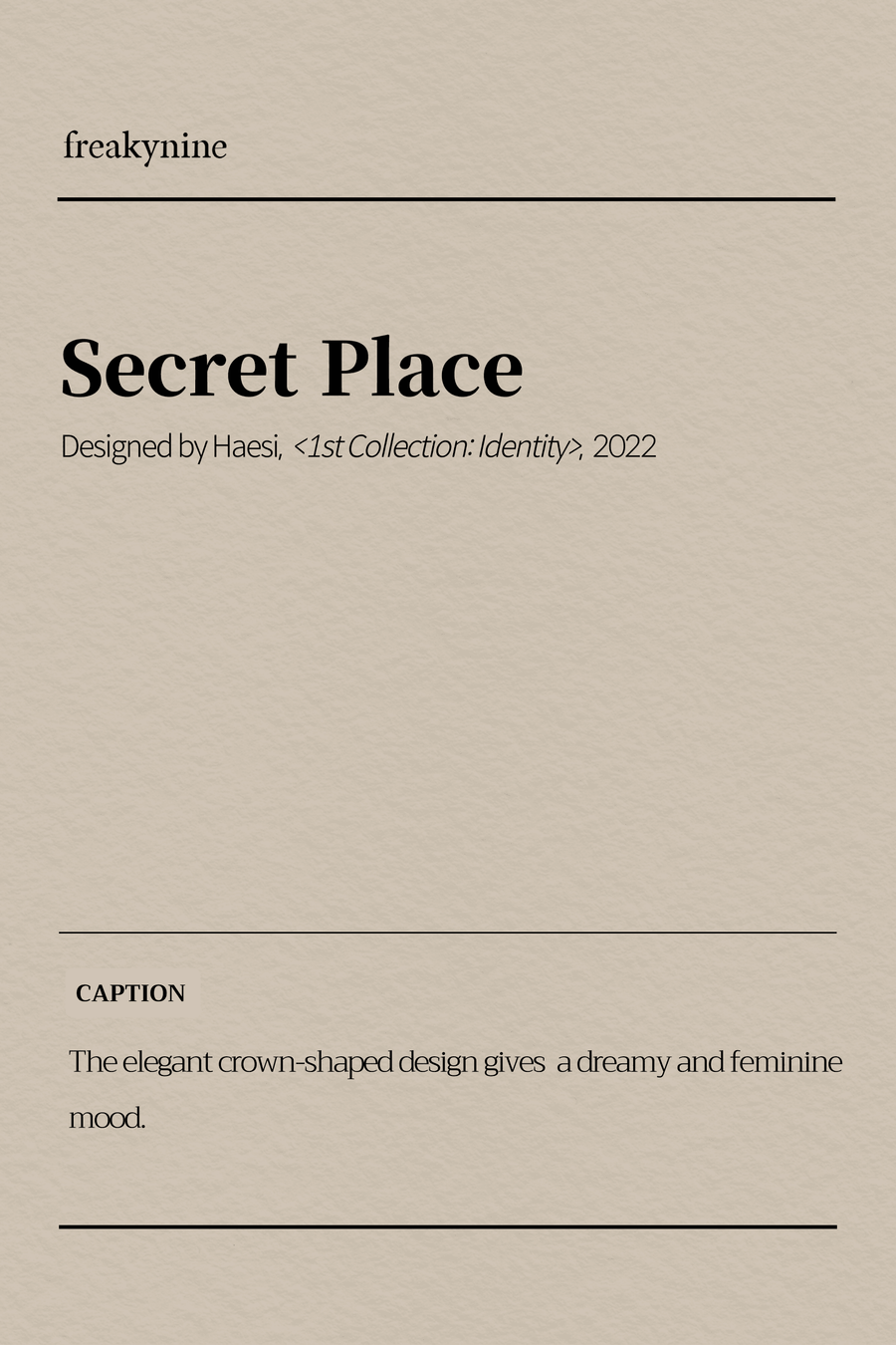 (Haesi) Secret Place (2EA) - freakynine