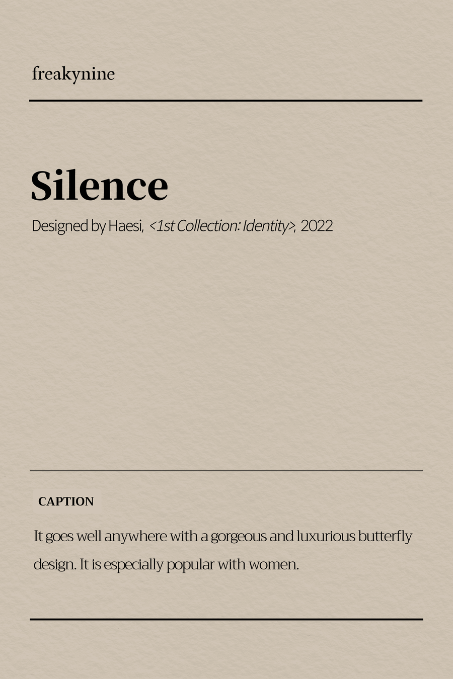 (Haesi) Silence (2EA) - freakynine