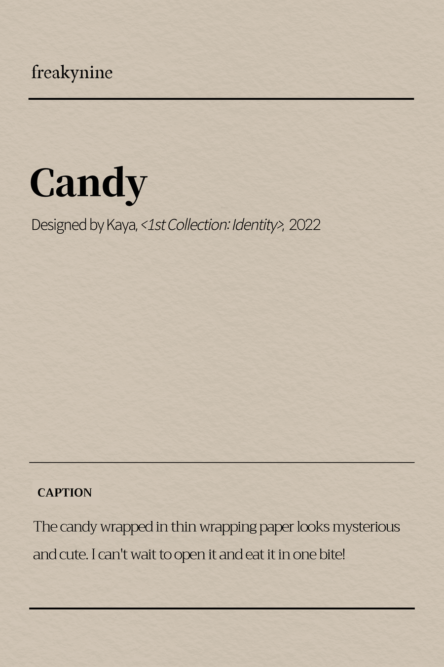 (Kaya) Candy (2EA) - freakynine