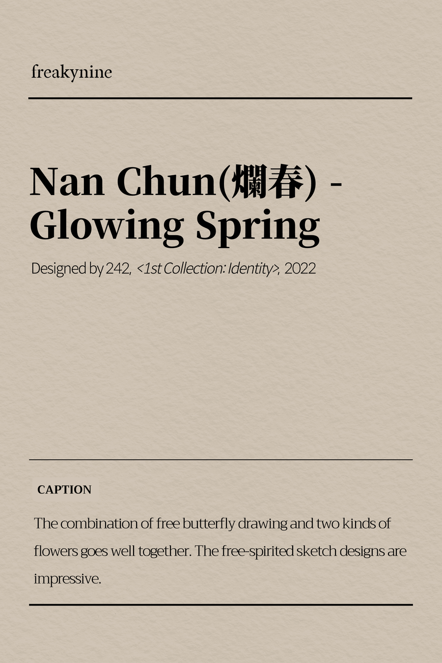 (242) Nan Chun(爛春) - Glowing Spring (2EA) - freakynine