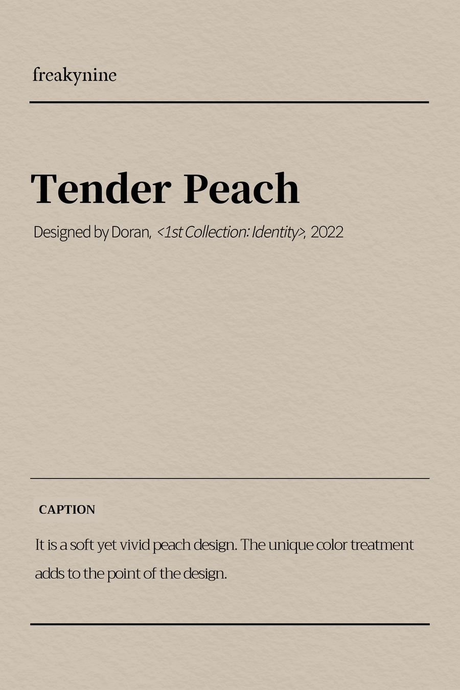 (Doran) Tender Peach (2EA) - freakynine