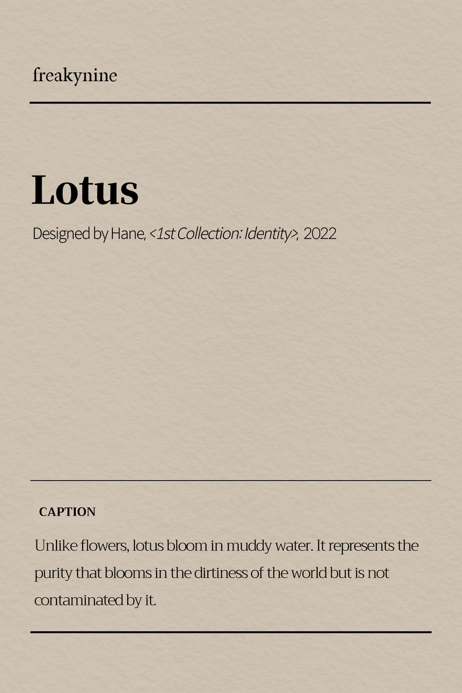 (Hane) Lotus (2EA) - freakynine