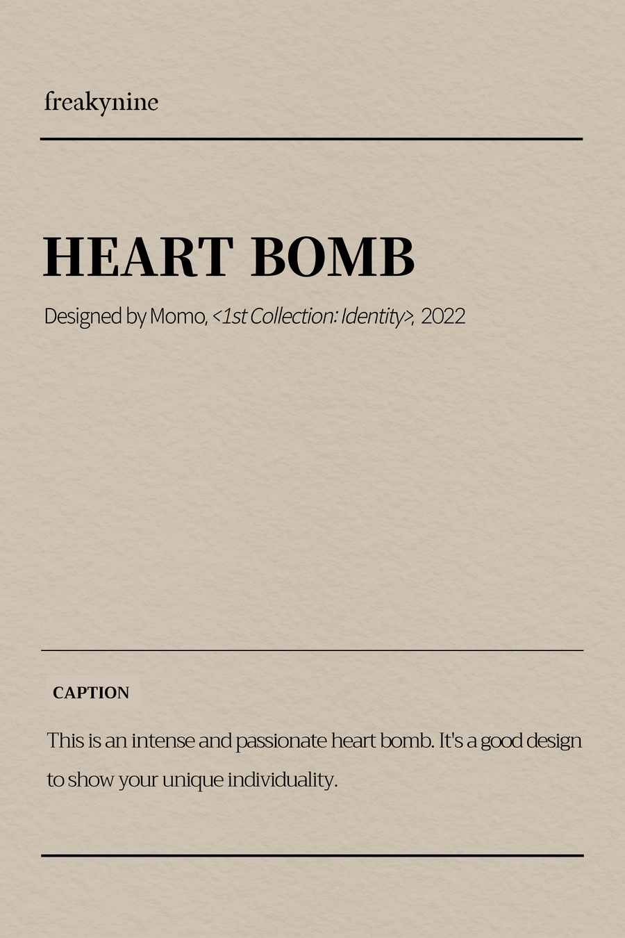 (Momo) HEART BOMB (2EA) - freakynine