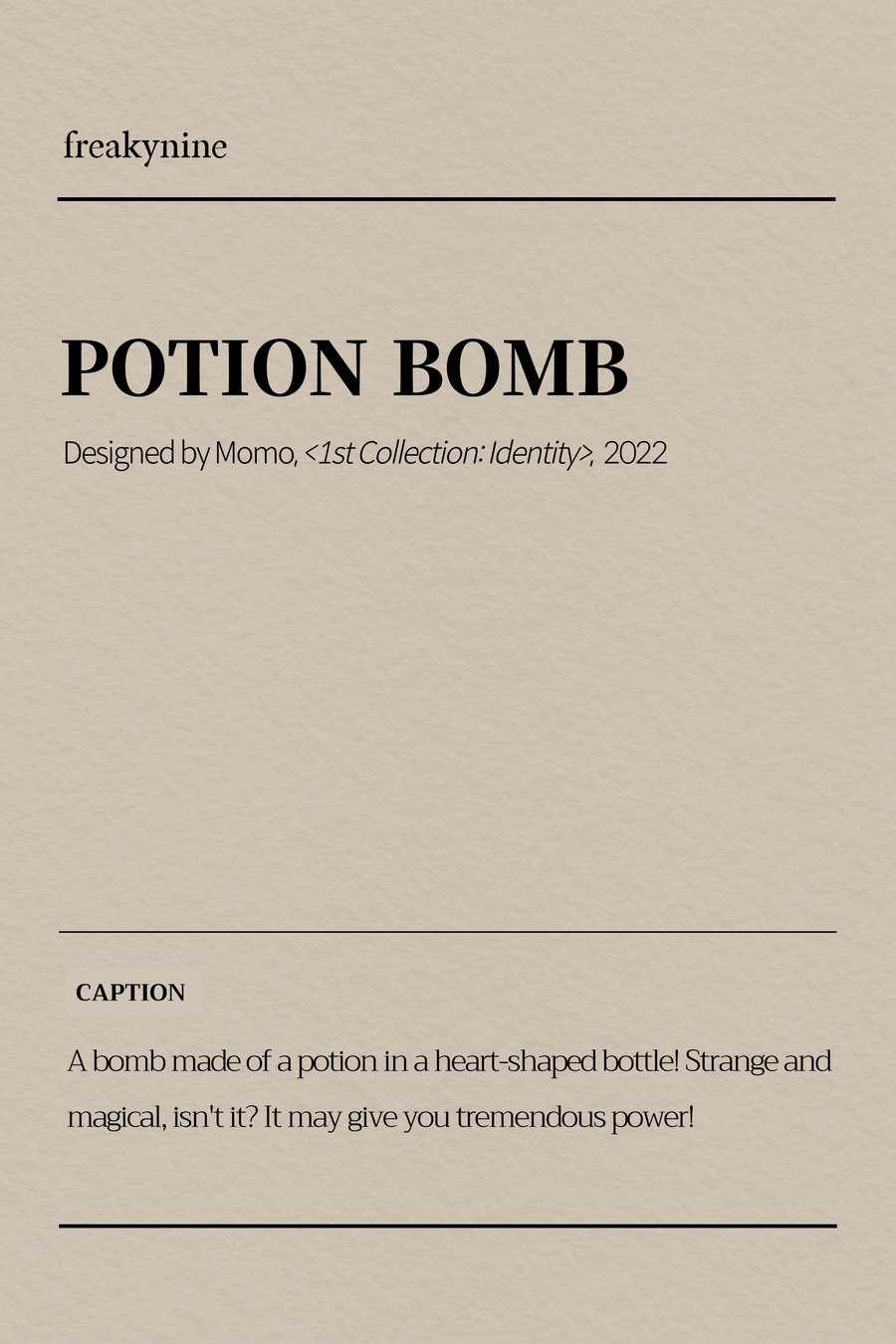 (Momo) POTION BOMB (2EA) - freakynine