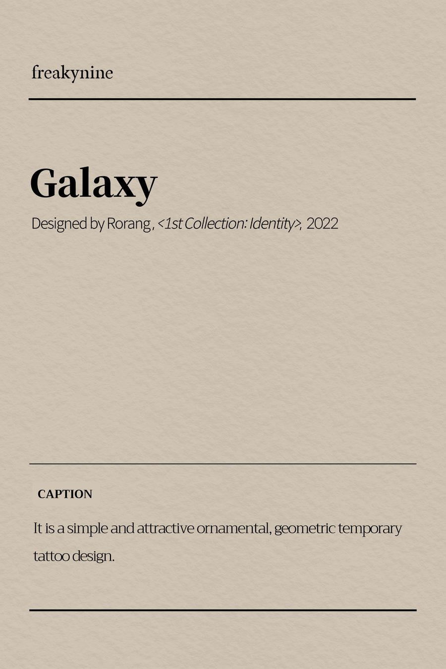 (Rorang) Galaxy (2EA) - freakynine