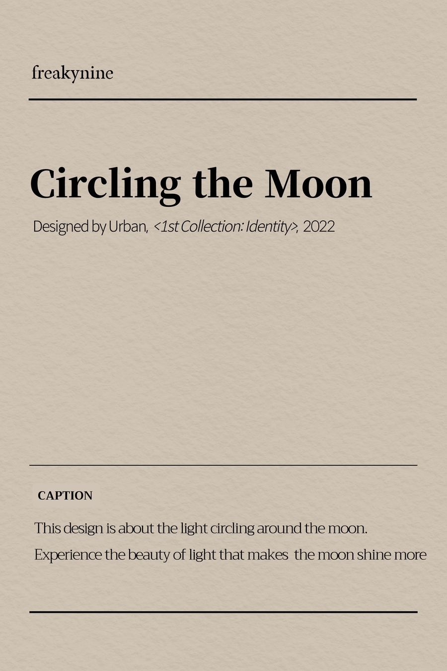 (Urban) Circling the Moon (2EA) - freakynine